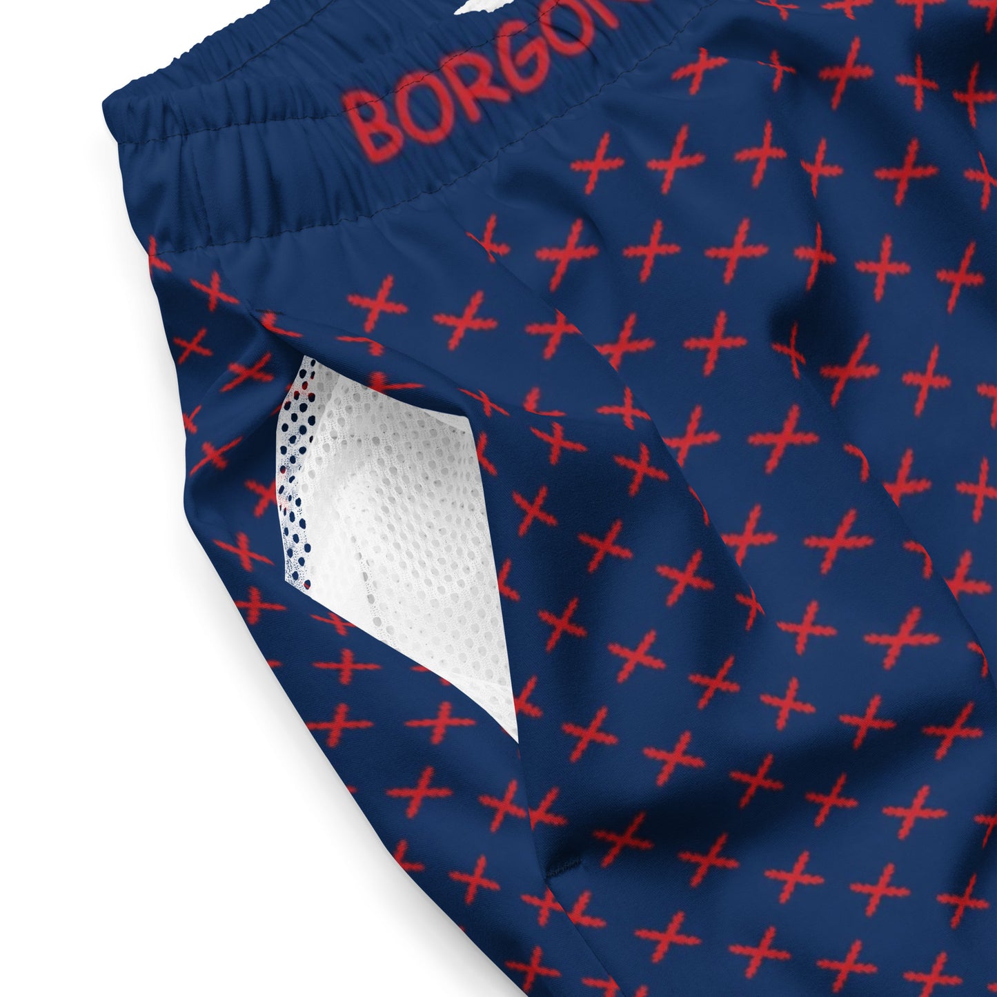 Bañador topos fondo azul BORGOÑA