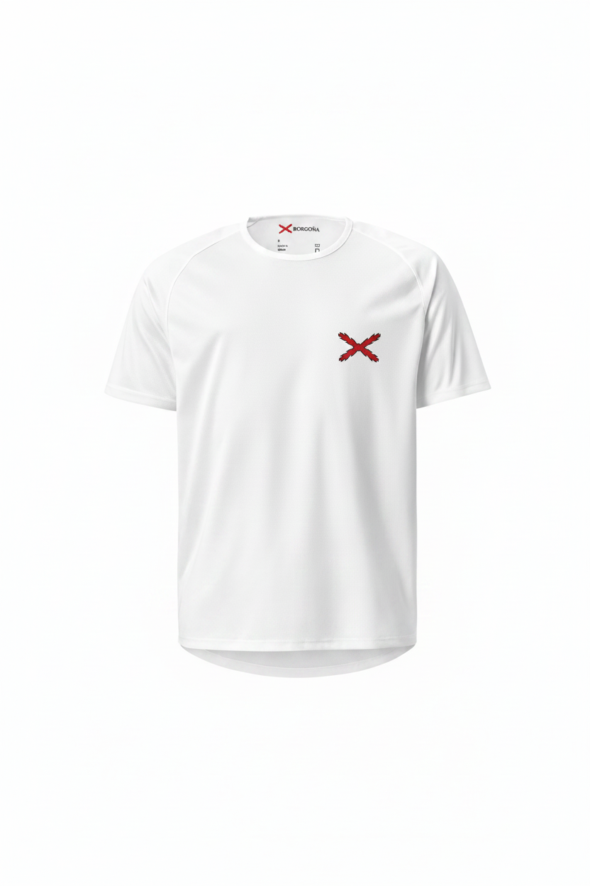 Camiseta BORGOÑA vertical con margen